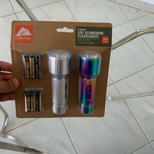 Ozark Trail 2-Pack LED Aluminum Flashlights